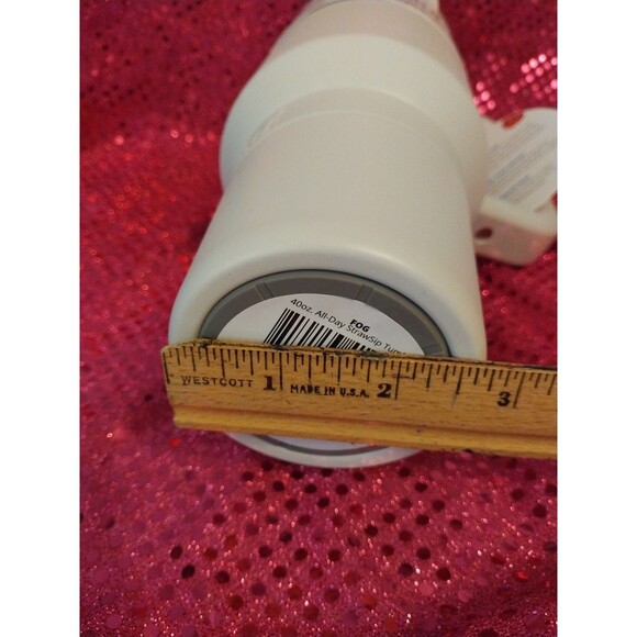 Cirkul 40 OZ All Day Straw Sip Stainless Steel Tumbler Fog Gray Spill Resistant - Picture 8 of 8